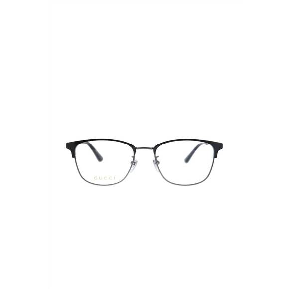 NEW GUCCI square metal eyeglasses in burgundy/ red - Picture 2 of 3